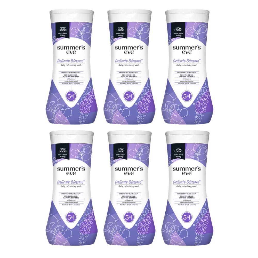 Summer's Eve Delicate Blossom Daily Refreshing Feminine Wash, Removes Odor, pH balanced, 15 fl oz Summer's EveAu supplements