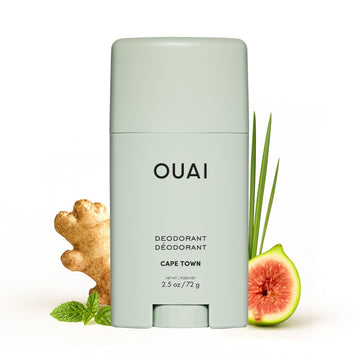OUAI Aluminum Free Deodorant - Women's Deodorant with 24-Hour Odor Control & Invisible Application - Enriched with Notes of Wet Grass, Ginger, Basil & Green Fig - Cape Town (2.5 oz) OUAIAu supplements
