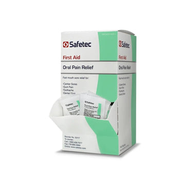 Safetec Oral Pain Relief, .75 g Packets, Box of 144 SafetecAu supplements