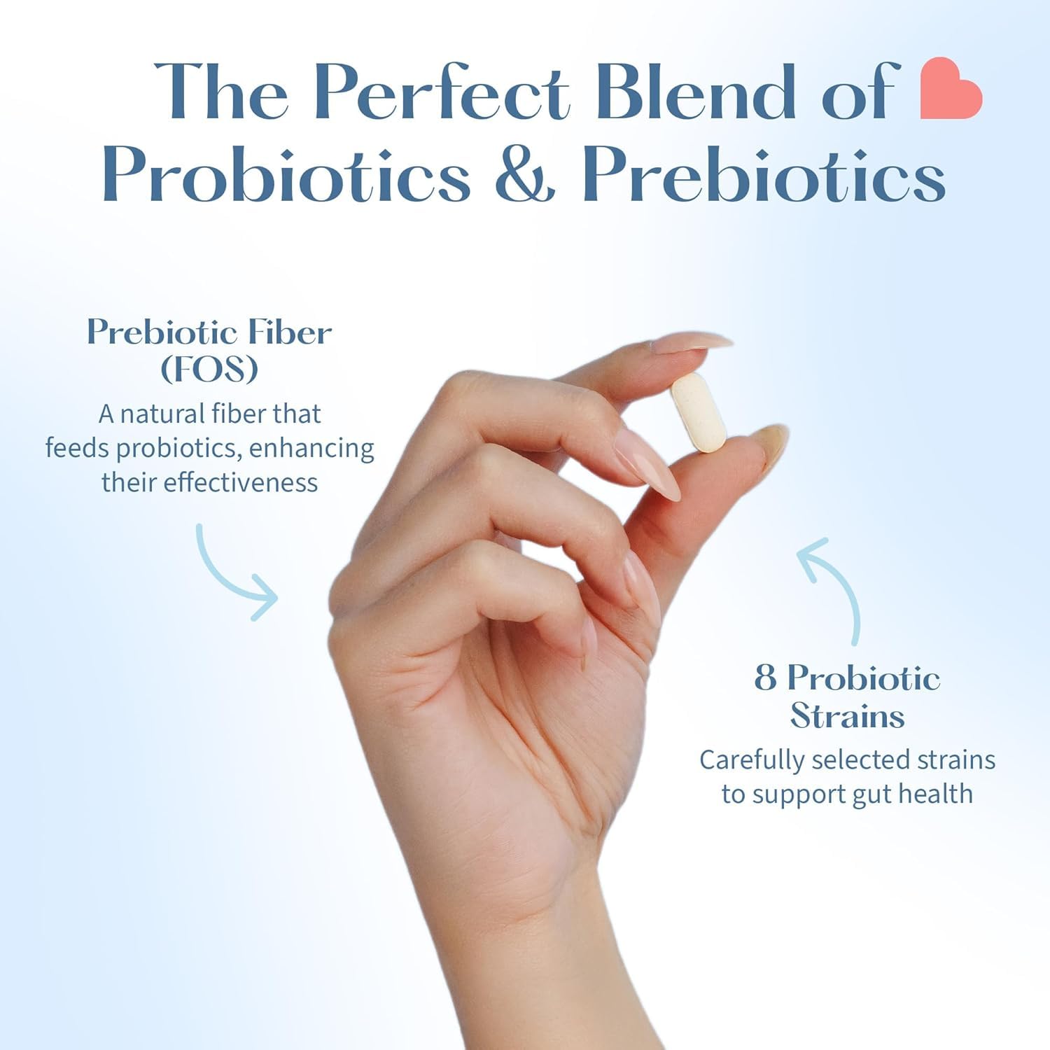 LOVEBUG Skinny Prebiotics and Probiotics for Women Digestive Health & Immune Support - 10 Billion CFU Probiotic Strains Gut Health, Gas, Constipation & Bloating, 60ct LOVEBUGAu supplements