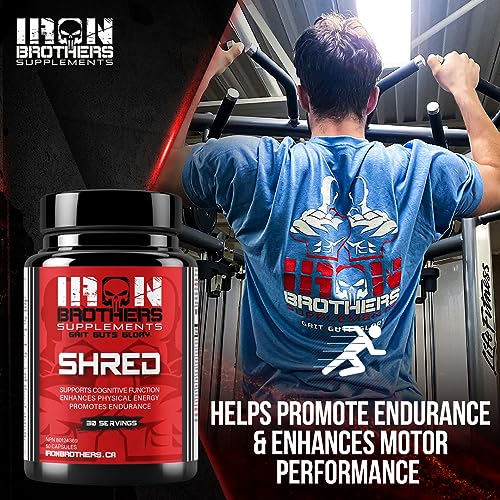 Shred for Men & Women | Strong Appetite Suppressant for Weight Loss Management Iron Brothers SupplementsUS supplements
