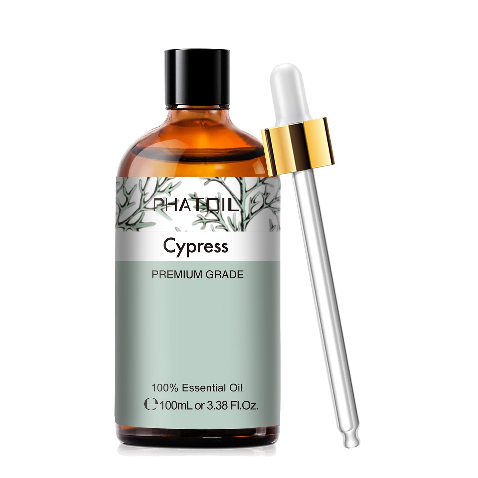 Cypress 3.38fl.oz Essential Oil, PHATOIL Aromatherapy Essential Oils for Diffuser, Humidifier PHATOILAu supplements