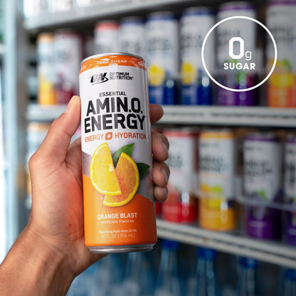 Optimum Nutrition Amino Energy Sparkling Hydration Drink, Electrolytes, Caffeine, Amino Optimum NutritionUS supplements