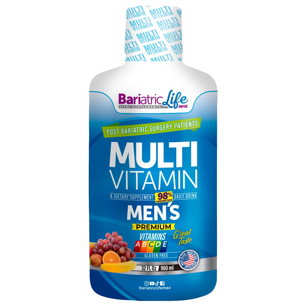 Bariatric Multivitamin Design for Post Bariatric Surgery Mens Patients, Sugar Free, 100+ Vitamins, Minerals & Amino Acids, Supports Muscle, Heart Bariatric Life MaxUS supplements