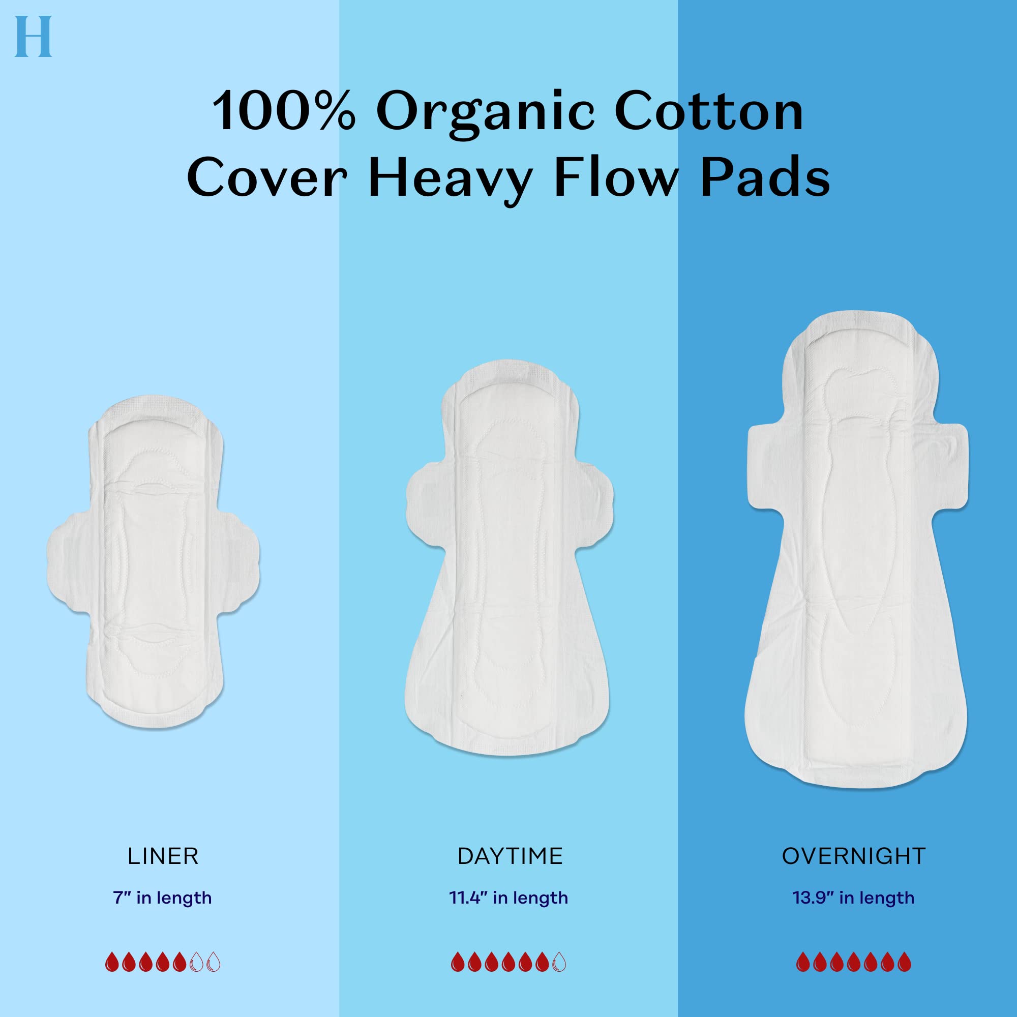 The Honey Pot Company - Herbal Overnight Heavy Flow Pads w/Wings - Organic Pads for Women The Honey Pot CompanyAu supplements