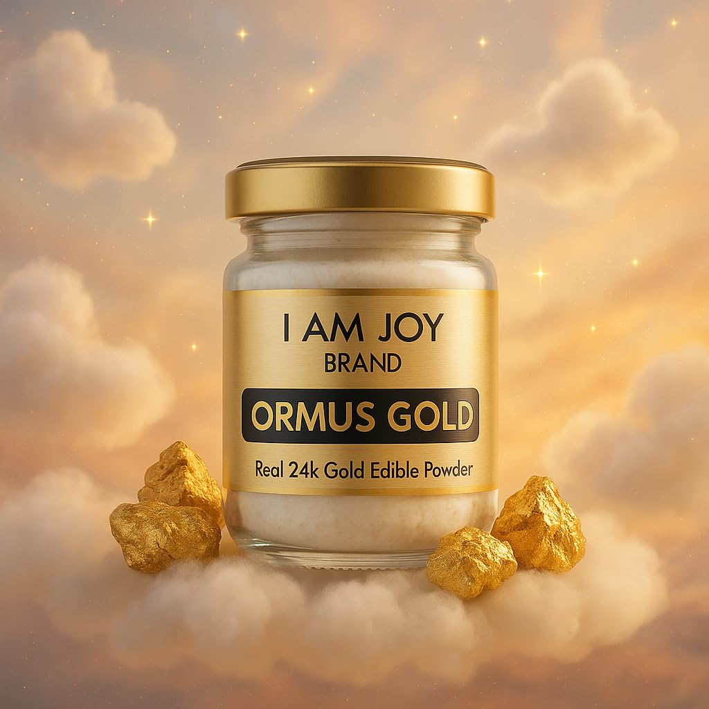 I Am Joy co. Pure Ormus White Gold Powder Monoatomic M-State 24k 99.99% | No Plastic, No Lye, No Dyes, No Fillers | 22 Grams I Am Joy co.Au supplements
