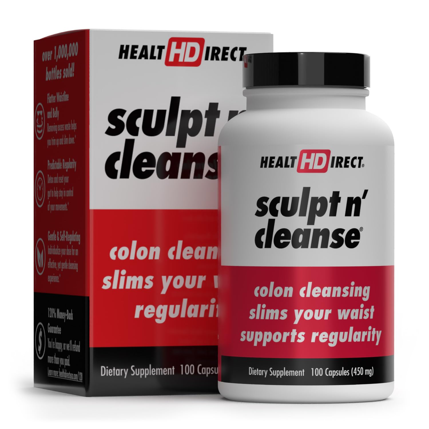 HEALTH DIRECT Sculpt n' Cleanse - Herbal Colon Cleanse for Digestive Health & Regularity HEALTH DIRECTUS supplements