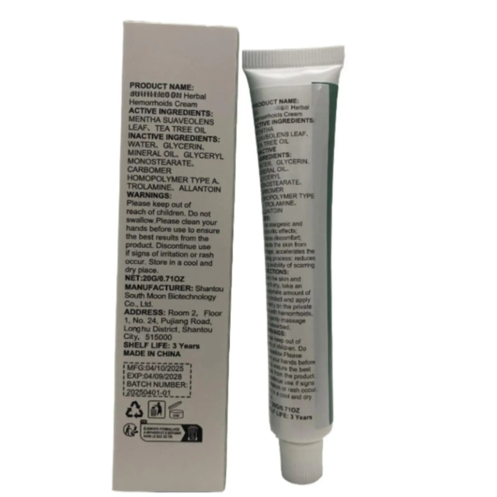 NiTa HyHy Herbal Hemorrhoids Ointment– Hemorrhoid Treatment and Hemorrhoid Cream for Relief Fast Acting Relief of Pain, Swelling, Discomfort, Burning and Itching NiTa HyHyAu supplements