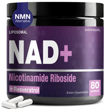 SHAPEINGIRL NAD Supplement - Nicotinamide Riboside Resveratrol 900mg, Liposomal NAD Supplement for Women and Men, NAD Plus Pure Organic SHAPEINGIRLAu supplements