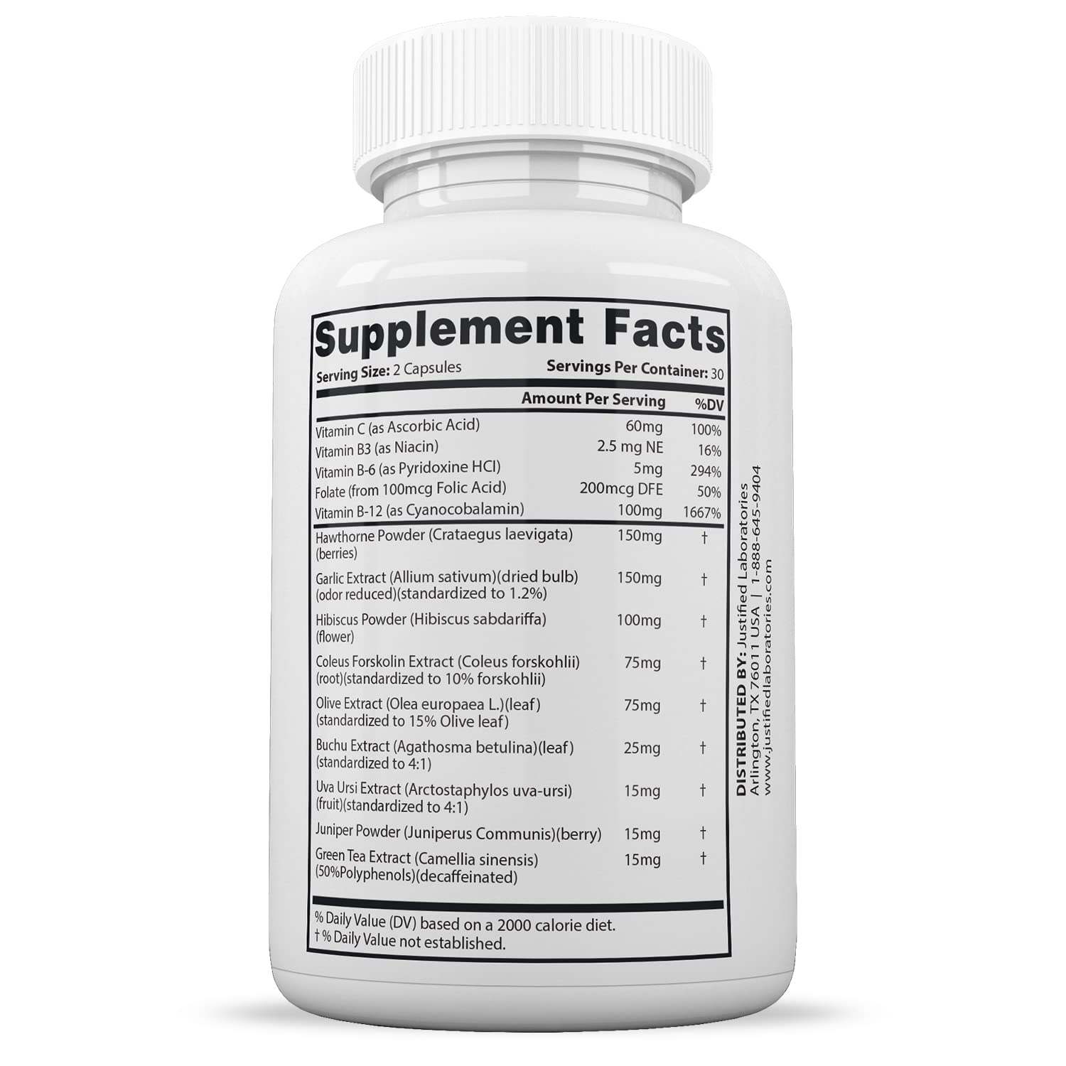 Blood Balance Advanced Formula 620MG Formula Supplement Pills 60 Capsules Justified LaboratoriesAu supplements