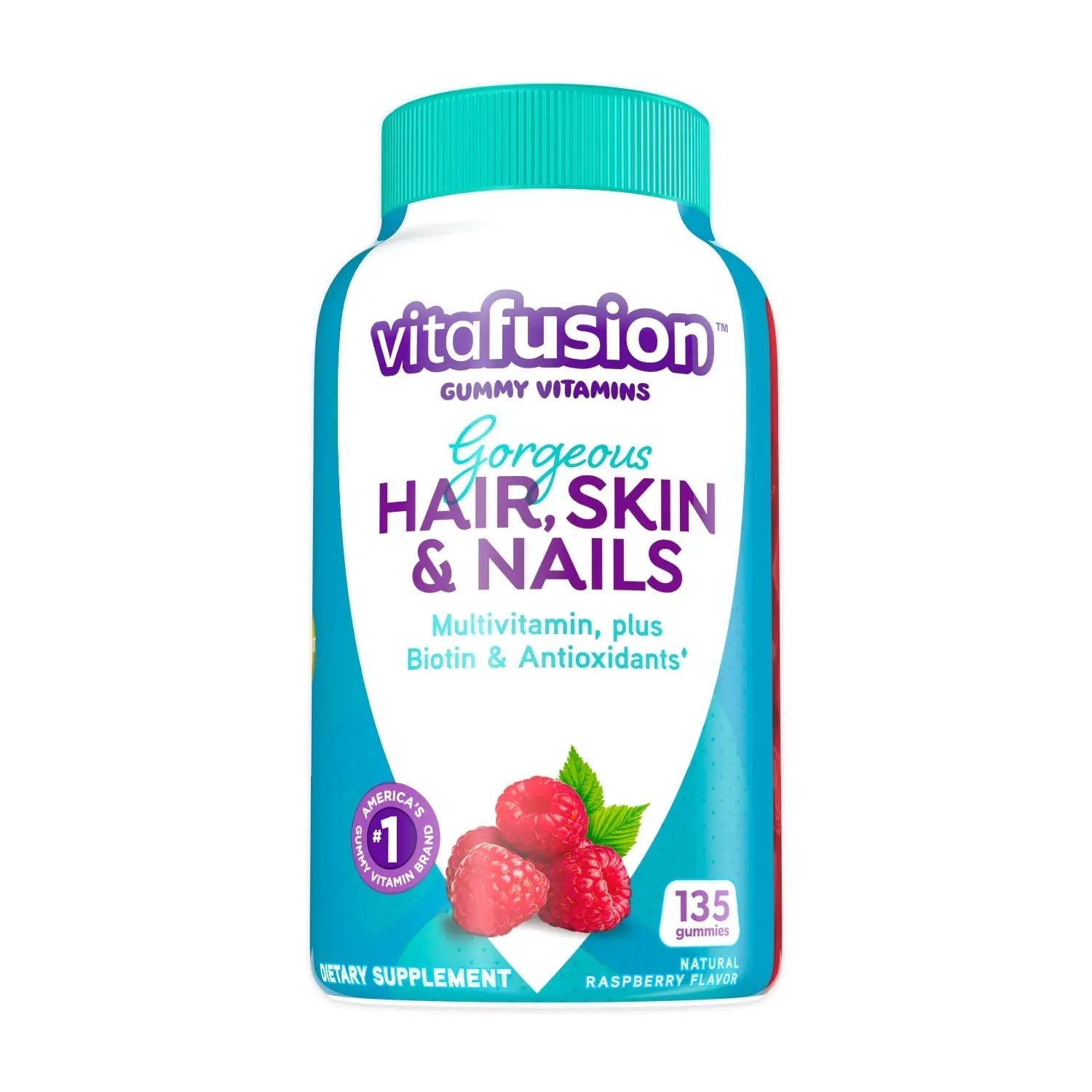 Vitafusion Gorgeous Hair, Skin & Nails Multivitamin Plus Power C Vitamin C Gummies for Immune Support Bundle, 135ct & 150 Count VitafusionAu supplements