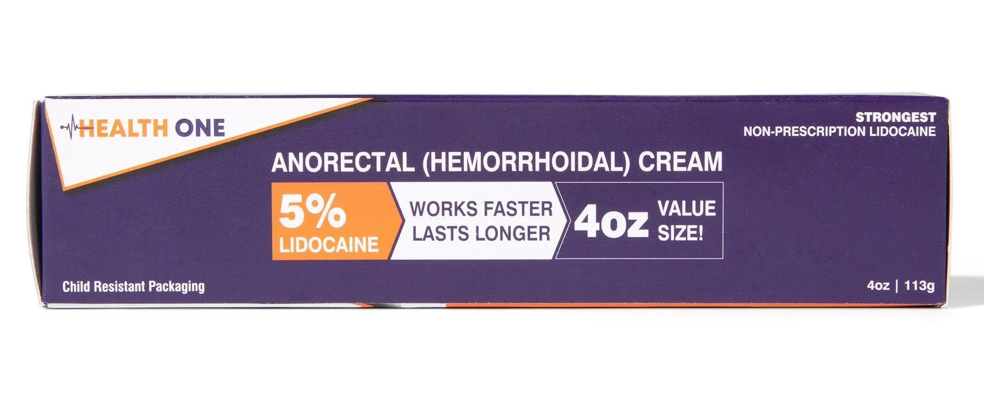 HEALTH ONE Lidocaine 5% Cream Maximum Strength Topical Anorectal Numbing Cream – 4 oz CRC Tube HEALTH ONEAu supplements
