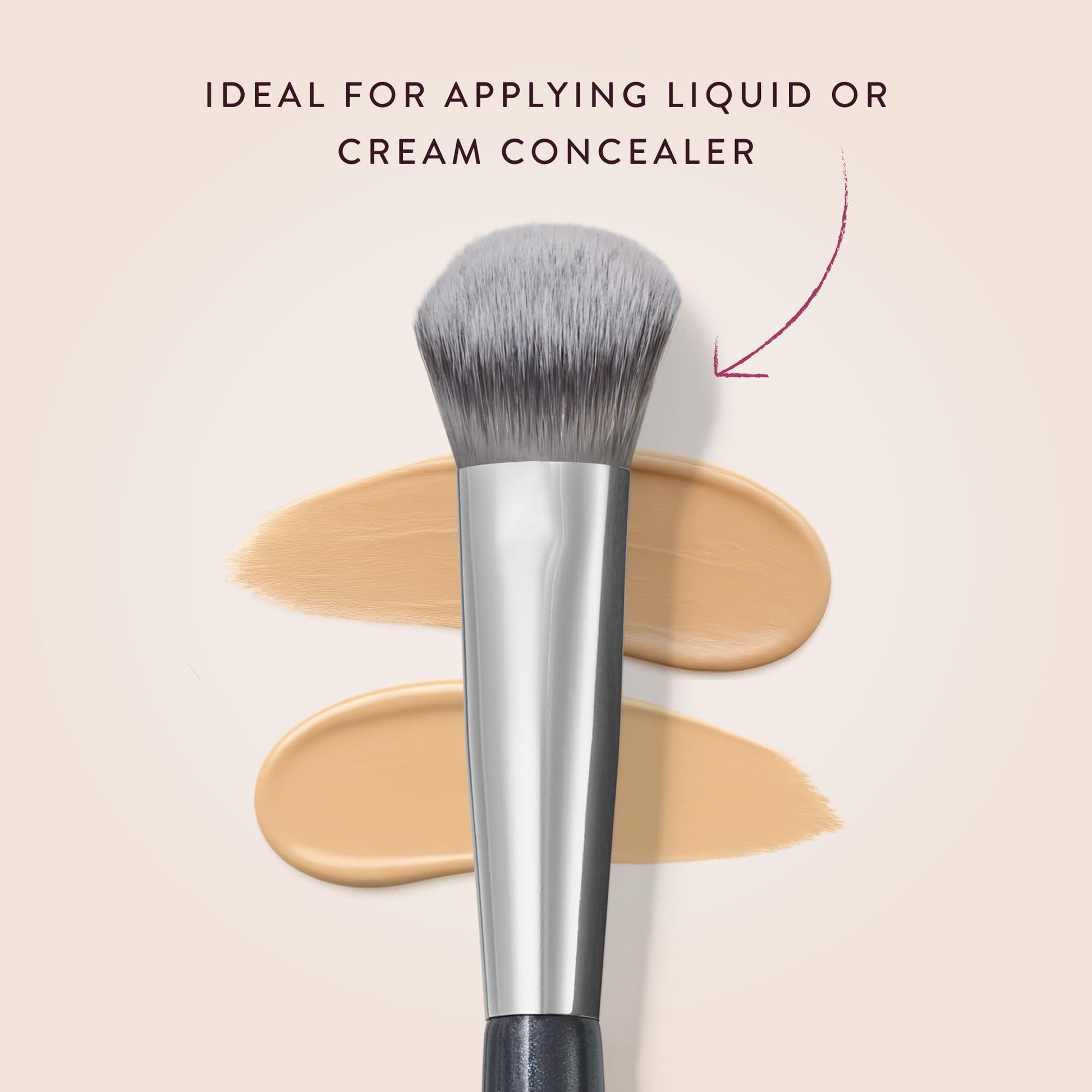 BK BEAUTY BRUSHES - ANGIE HOT & FLASHY A506 CONCEALER - Viral "Kitten Paw" Face Brush - Under-Eye Concealing and Contouring - Makeup Brushes BK BEAUTYAu supplements
