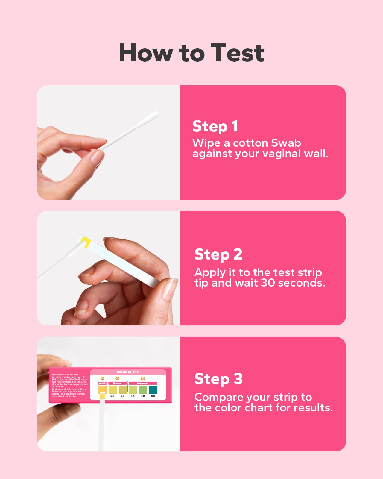 Choppie Vaginal Health pH Test Strips (50 Strips), pH Balance Test Strips for Women, Vaginal pH Test Strips ChoppieAu supplements