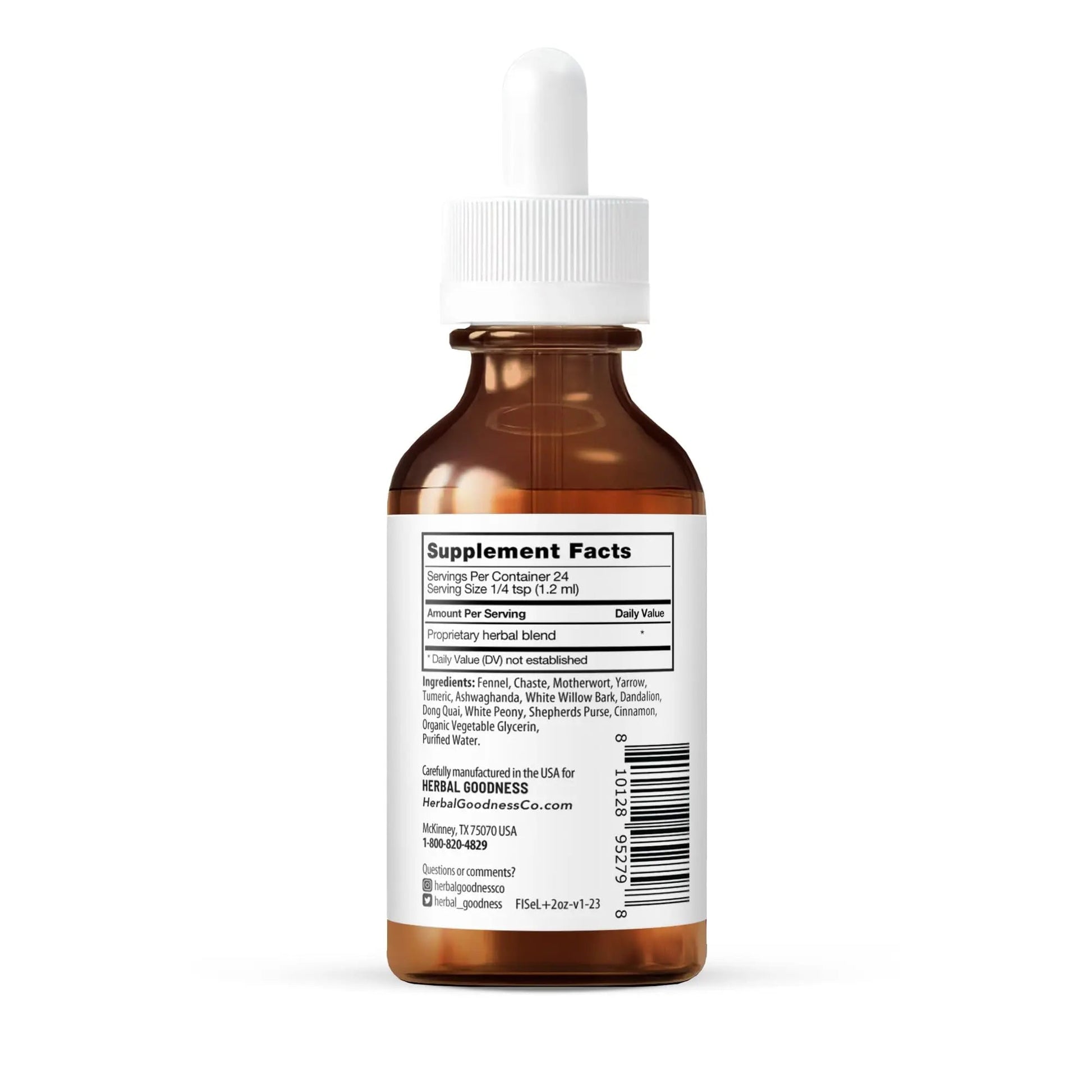 Herbal Goodness Secure in My Flow | Menstrual Support Supplements | Slow Flow Menstrual Supplements, Mood Support, Hormone Health, Aids Relaxation, Metabolic Support 2oz Herbal GoodnessAu supplements