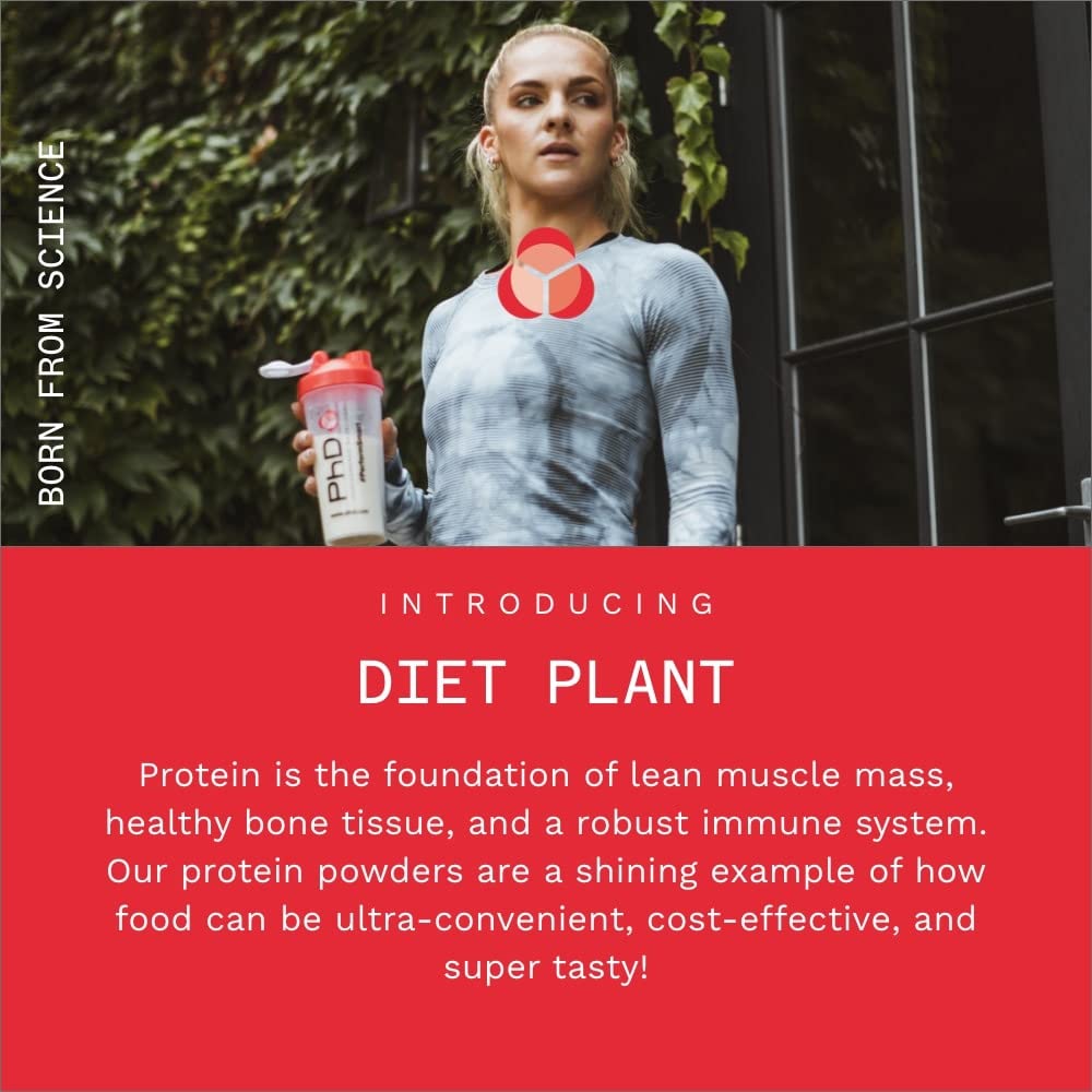 PhD Nutrition Diet Plant, Vegan Protein Powder Plant Based, Salted Caramel PhDAu supplements