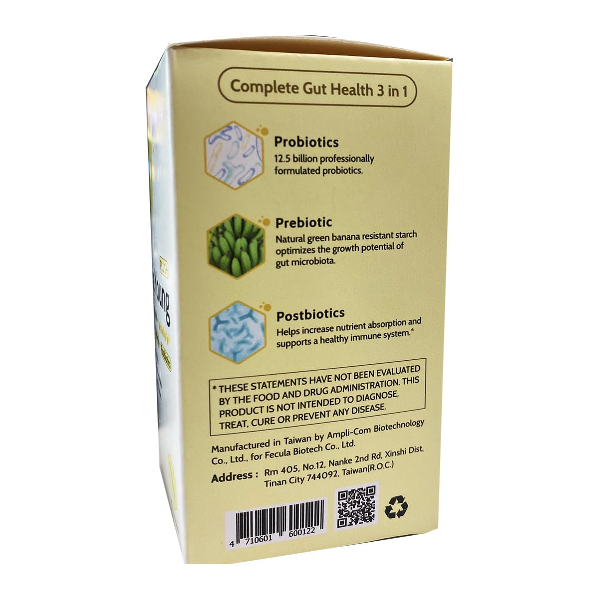 Fecula Biotech Superfood Resistant Starch,Prebiotics Supplement,Bifidobacterium longum Fecula BiotechUS supplements