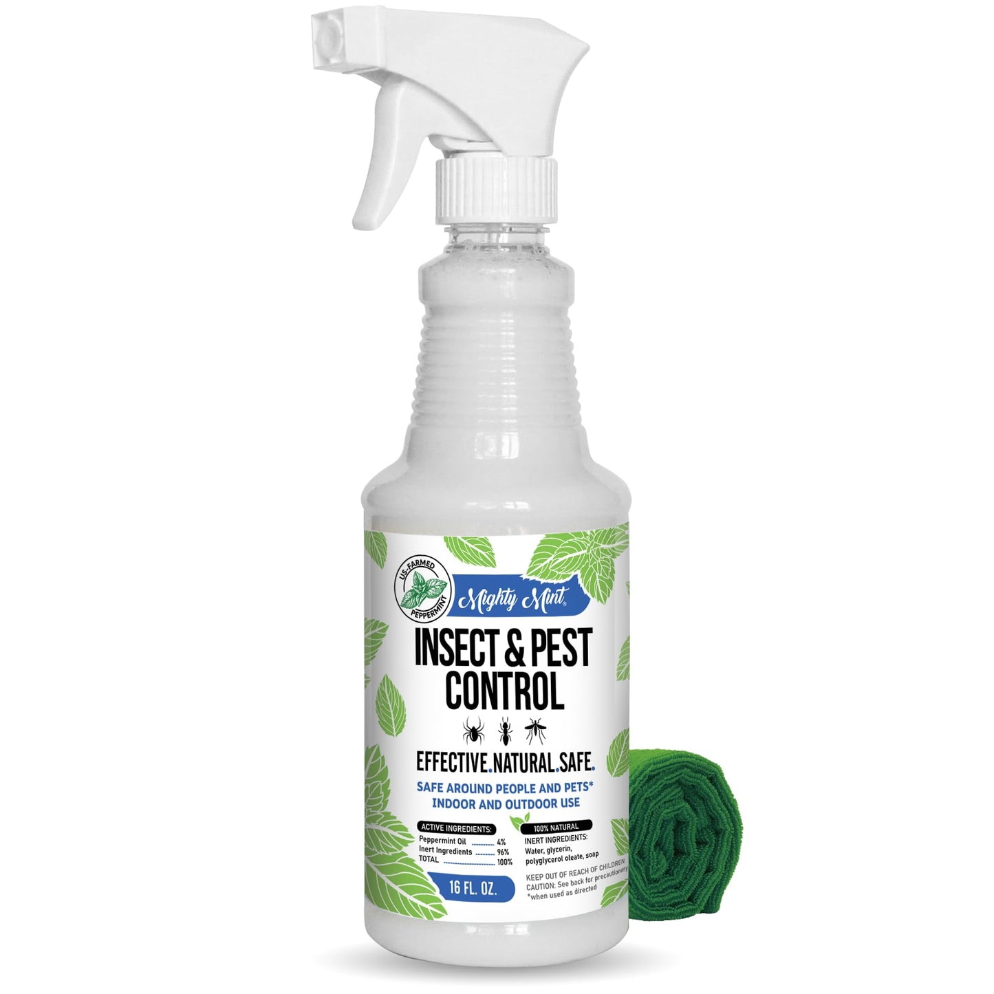 Mighty Mint 16 oz Peppermint Oil Insect & Pest Spray - for Spiders, Ants Mighty MintUS supplements