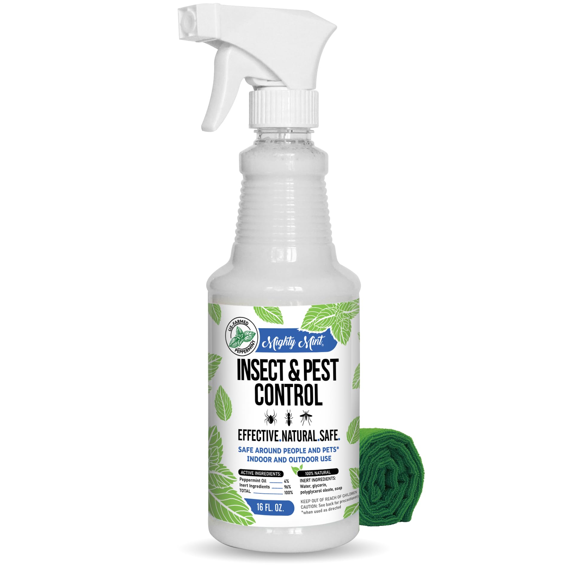 Mighty Mint 16 oz Peppermint Oil Insect & Pest Spray - for Spiders, Ants Mighty MintAu supplements