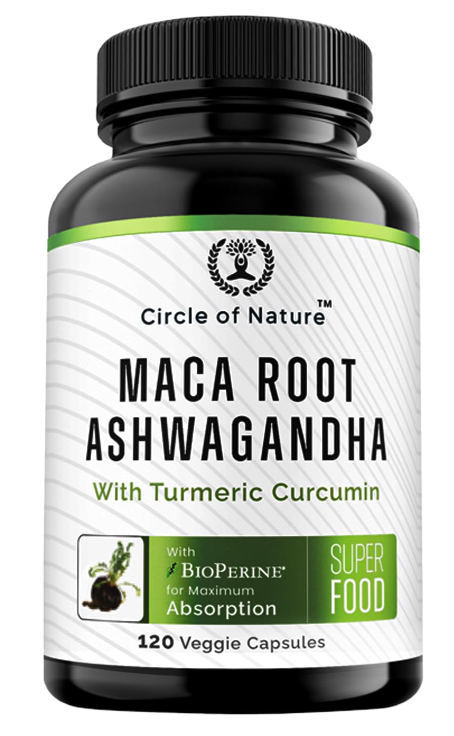 Maca Root 10,000 mg, Ashwagandha 6000mg Extract, Capsules for Men & Women CIRCLE OF NATUREAu supplements