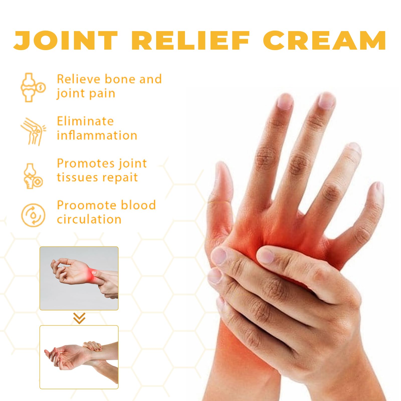 JOYVOIDX Joint & Knee Comfort Cream with Bee Venom and Cassia Flower, Formulated with Glucosamine for Flexibility and Mobility, 0.71oz JOYVOIDXAu supplements