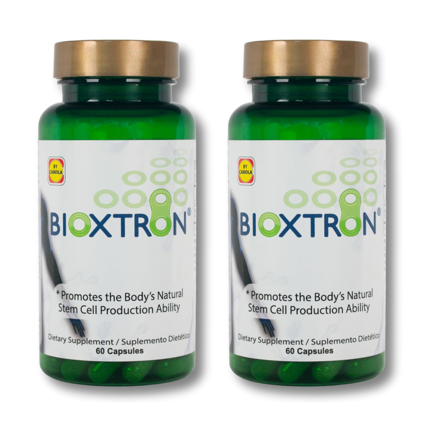 Bioxtron Natural AFA Stem Cell Supplement - Joint Support & Muscle Pain - Immune System Support - Support Energy Levels - Natural Blue Green Algae Spirulina - Pack of 2-120 Caps BioxtronAu supplements