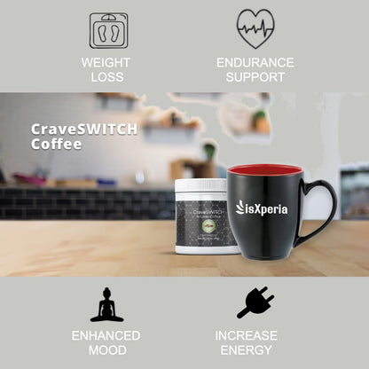 isXperia CraveSWITCH Bold Coffee - Colombian Arabica Coffee with Antioxidants isXperiaUS supplements