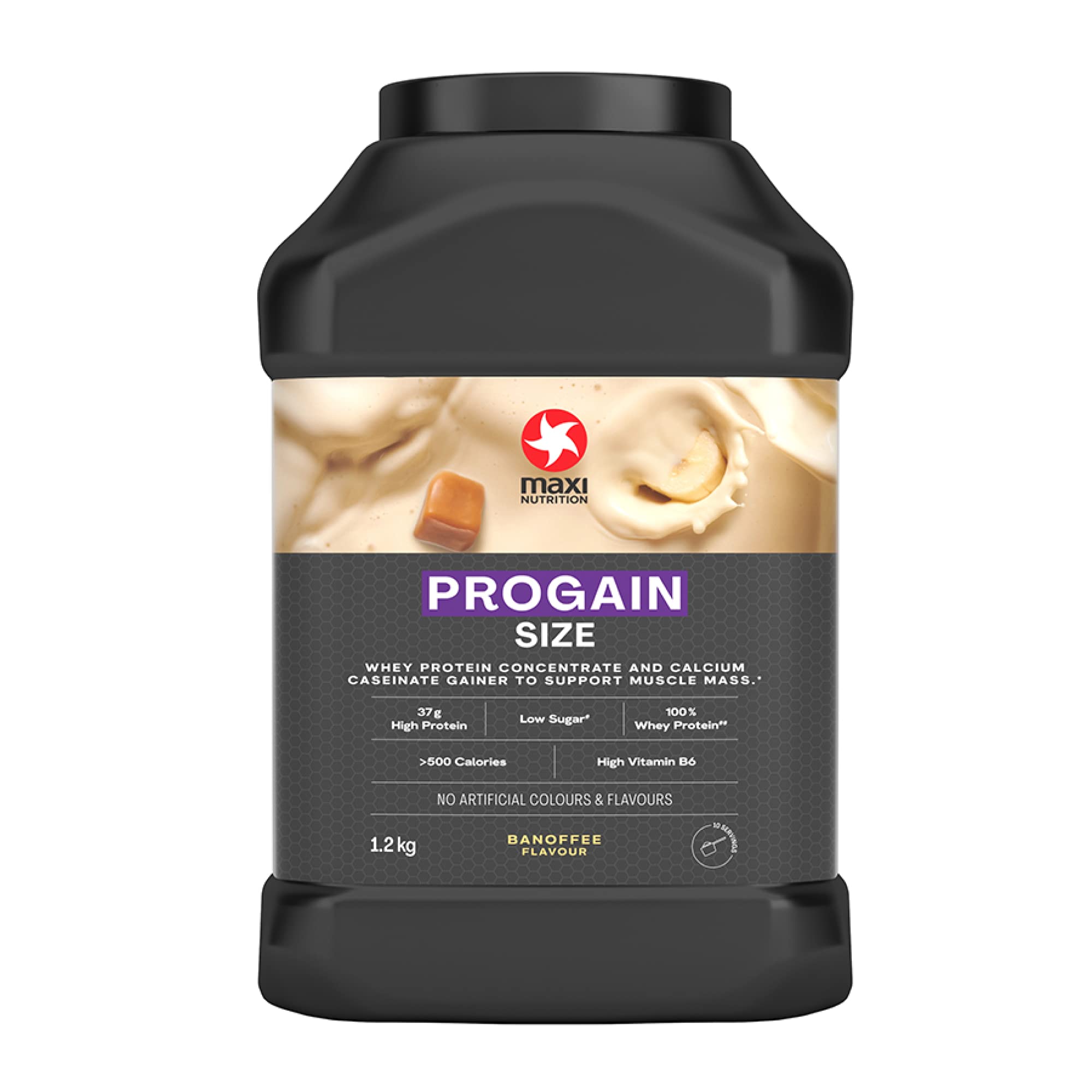 MaxiNutrition - Progain, Banoffee - Whey Protein Powder for Size & Muscle Mass – Low Sugar MaxiNutritionAu supplements