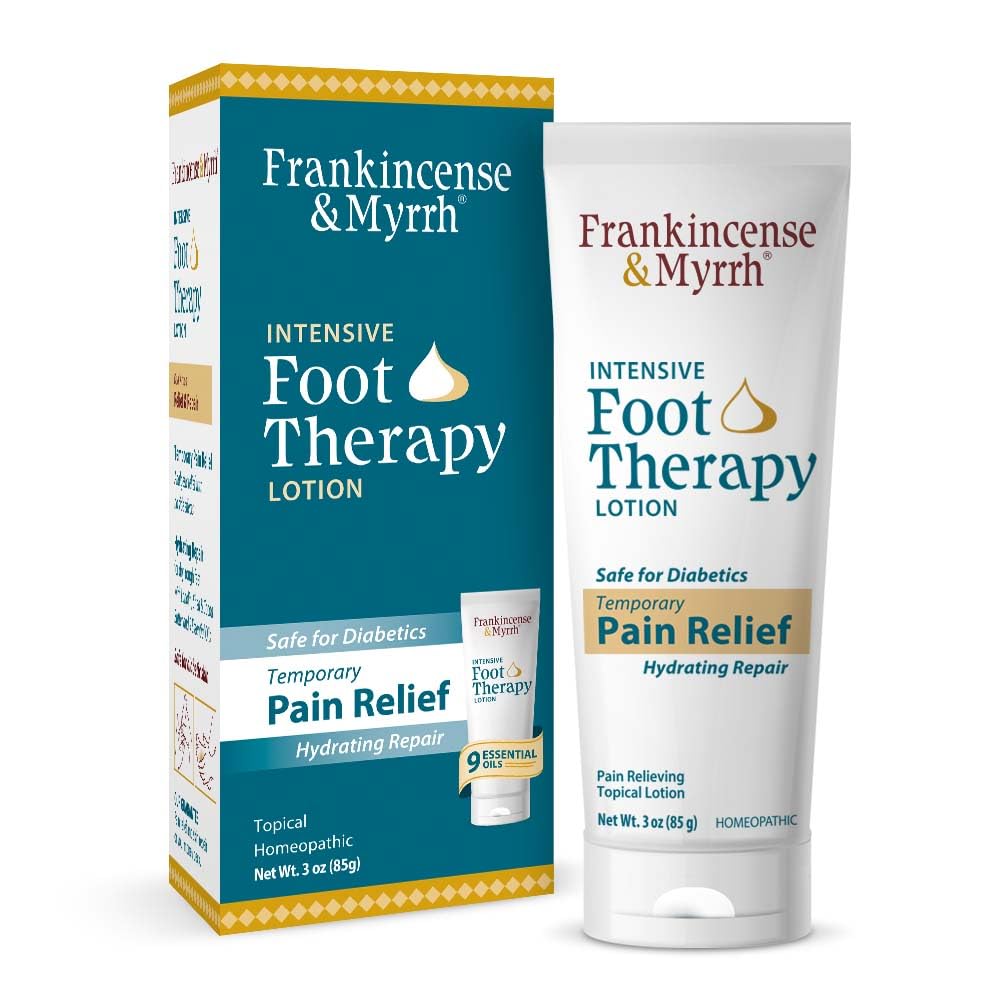 Frankincense & Myrrh Foot Pain Relief Cream - Intensive Foot Therapy Lotion - Diabetic Nerve Pain Relief Cream | Restless Leg Syndrome | Frankincense Essential Oil, 3 Ounce (1-Pack) FRANKINCENSE & MYRRHAu supplements