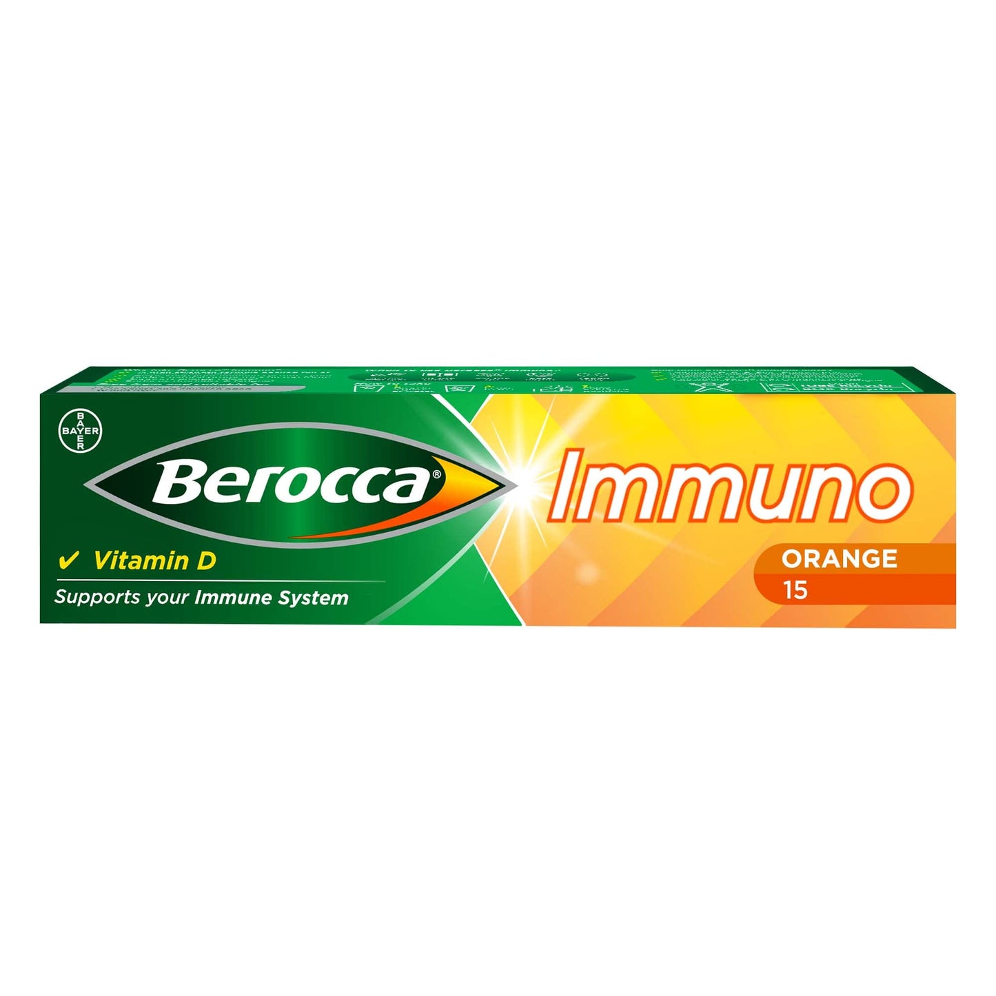 Berocca Immuno Effervescent Tablets, 11 Vitamins and Minerals, Including Vitamins D, C BeroccaUS supplements