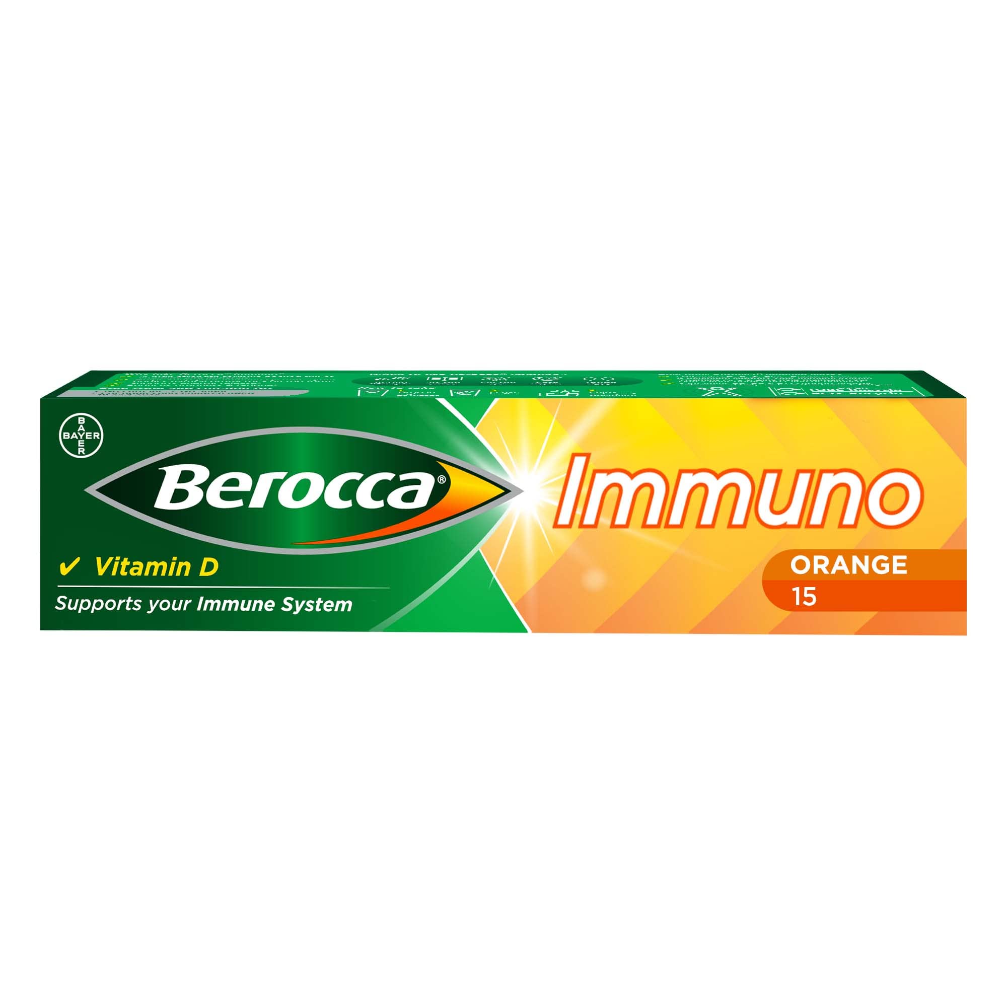 Berocca Immuno Effervescent Tablets, 11 Vitamins and Minerals, Including Vitamins D, C BeroccaUS supplements