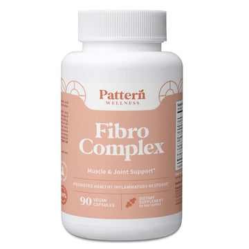 Pattern Wellness Fibro Complex – Advanced Formula with BioPerine® for Nutrient Absorption – Supports Muscle, Joint & Mobility Health – 90 Vegan Capsules Pattern WellnessAu supplements