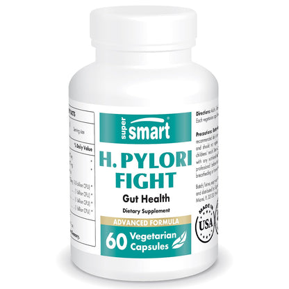 Supersmart - H. Pylori Fight Advanced Formula (Mastic Gum, Probiotics & Prebiotic) SupersmartUS supplements