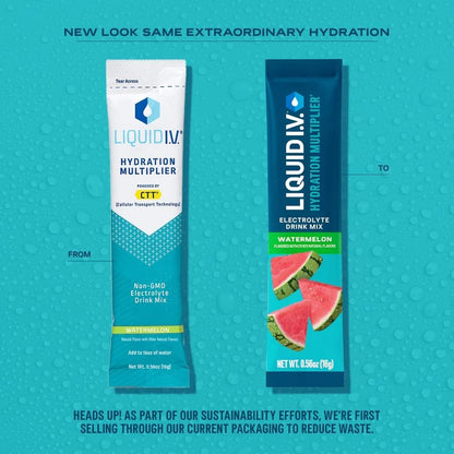 Liquid I.V.® Hydration Multiplier - Watermelon | Electrolyte Powder Drink Mix | 3 Pack (48 Servings) Liquid I.V.US supplements