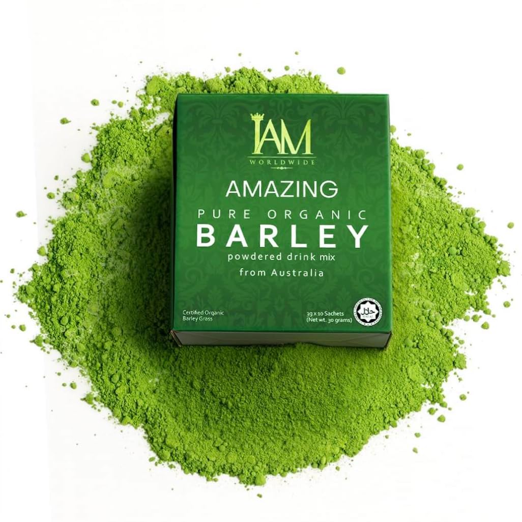 IAM Amazing Pure Organic Barley Powder Drink Barley Green Natural Blend XLXZHYFAu supplements