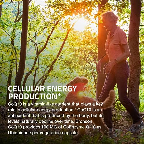 Bronson CoQ10 100 MG High Potency Cellular Energy Production, 60 Vegetarian Capsules BronsonUS supplements