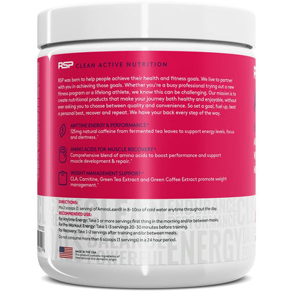RSP NUTRITION AminoLean Pre Workout Powder, Amino Energy & Weight Management RSP NUTRITIONUS supplements