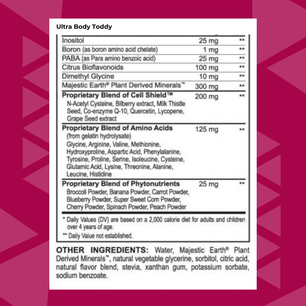 Youngevity Ultra Body Toddy - 100+ Nutrient Mega Multi-Vitamin Mineral Supplement for Men and Women - Enhanced Absorption - Phytonutrients - Amino Acids - (32 Fl Oz) YoungevityAu supplements