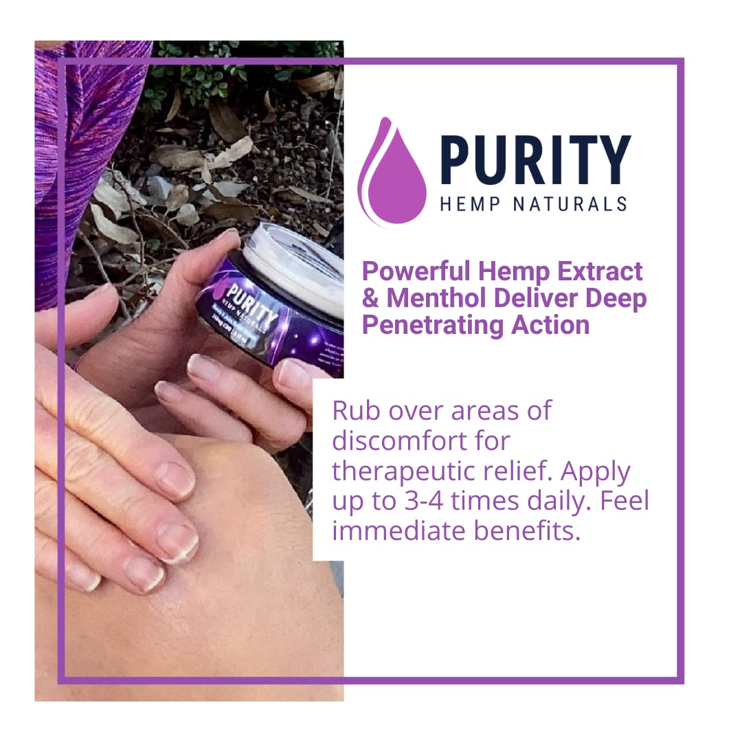 Purity Hemp Naturals HOT & COOL Hemp Cream — 1,000mg Hemp Oil Extract, Dual Warming & Cooling Sensation, Fast Absorbing Non-Greasy Formula, Made in USA — 2 Fl Oz Purity Hemp NaturalsAu supplements