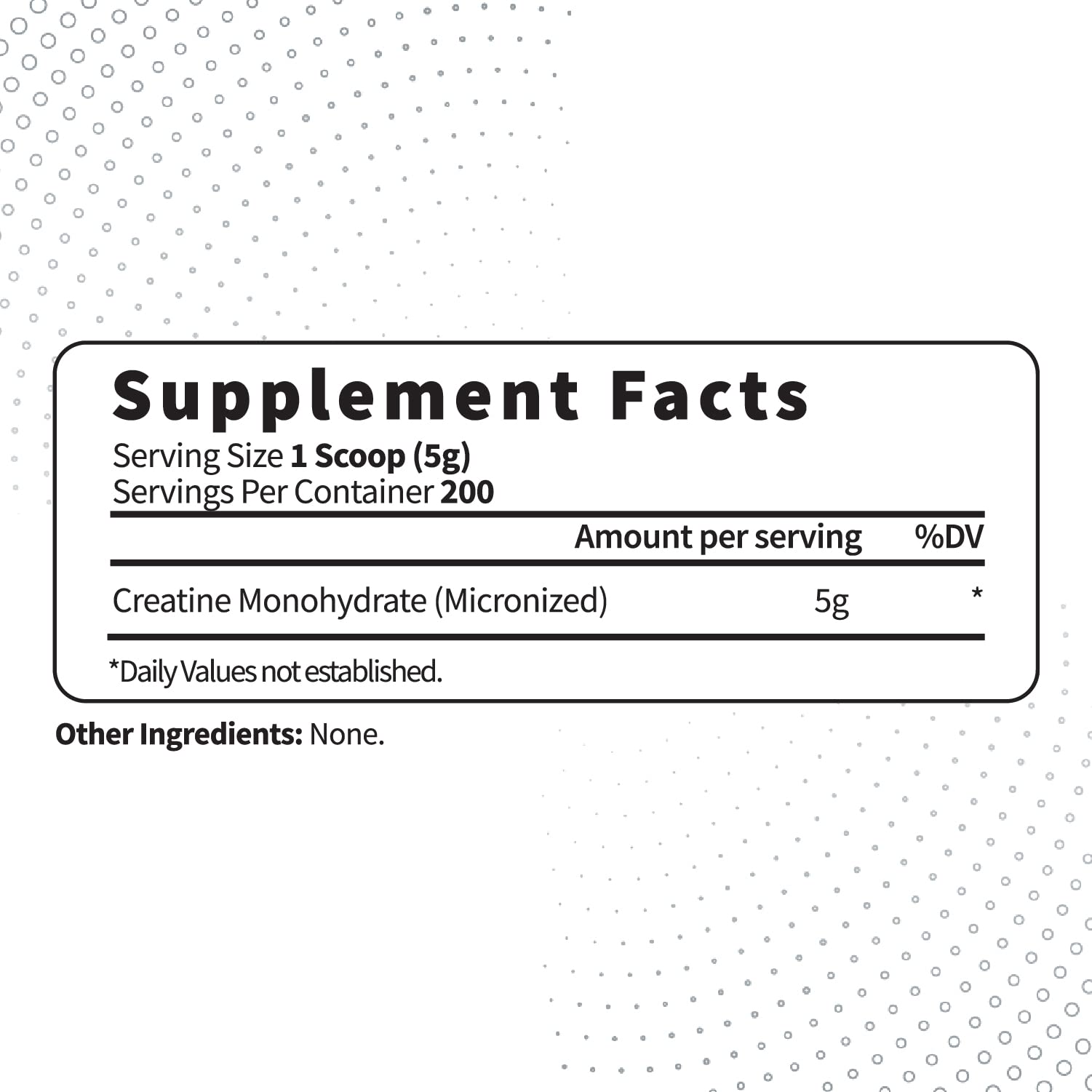 Type Zero Creatine Monohydrate (Unflavored) 1 KG, 5000mg (5g) Per Serving, Micronized, Zero Sugar, Keto Friendly & Gluten Free, 200 Servings Type ZeroUS supplements