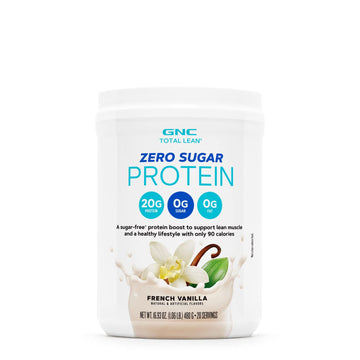 GNC Total Lean Zero Sugar Protein - French Vanilla - 20 Servings GNCAu supplements