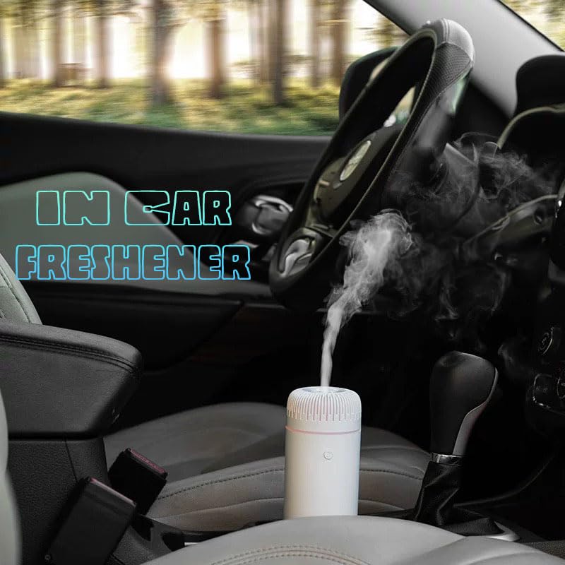 55tech in Car Aroma Diffuser Humidifier with LED Light Colors - Refresh and Relax While Driving USB 55techAu supplements