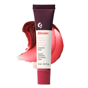 Glossier Balm Dotcom Hydrating Tinted Lip Balm - Universal Salve, Up to 12Hr Moisture for Dry Lips, Cuticles & Skin - Lanolin, Beeswax & Castor Oil - Black Cherry, Burgundy Tint, 15ml GlossierAu supplements