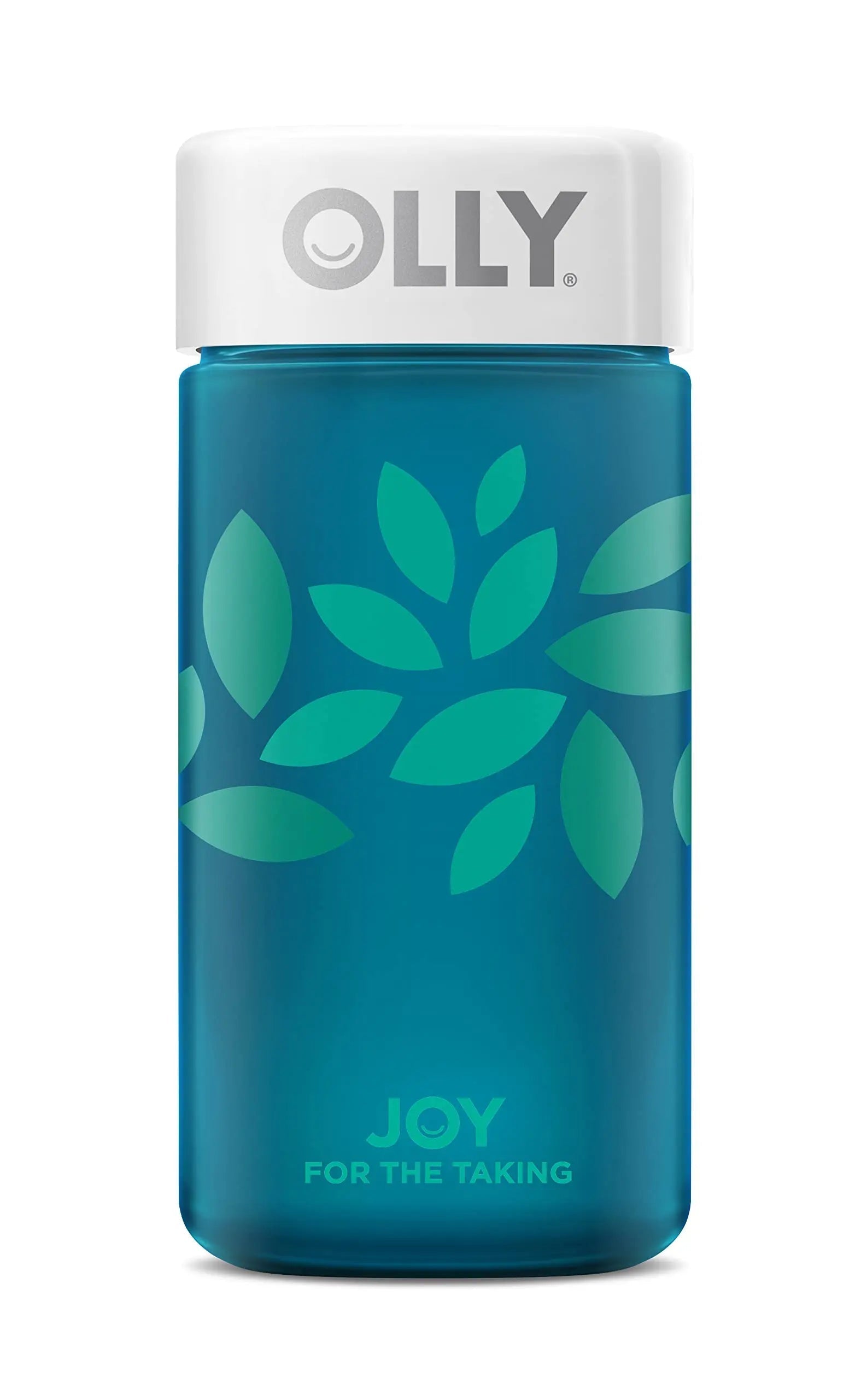OLLY Joy Jar Gift, Easy Refillable Glass Bottle Vitamin Container, Holds Up to 120 Vitamin Gummies OLLYAu supplements