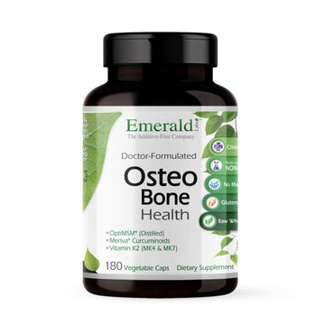 EMERALD LABS Osteo Bone Health - Immune Support & Bone & Joint Supplement with Vitamin D3, K2, Calcium, Magnesium, OptiMSM, Meriva Phytosome & More - 180 Vegetable Capsules EMERALD LABSAu supplements