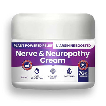 Nerve and Neuropathy Cream – Plant Powered Relief for Foot, Hands, Legs, Toes Includes 7grams of L’Arginine; Vitamin B6, Arnica, Aloe -2.82oz M PAIN MANAGEMENT TECHNOLOGIESAu supplements