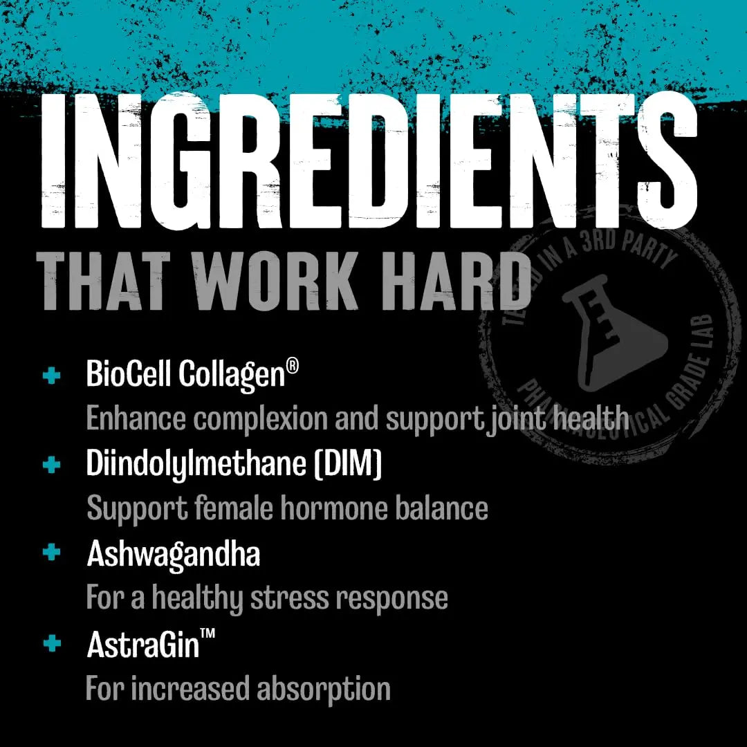 Animal Power Balance – Women's Alpha F Comprehensive Formula – Supports Hormonal Balance, Complexion, Hair, Nails, Mood and Stress, Intestinal Health, & Bone and Joint Health – 30 Packs Animalnz supplements