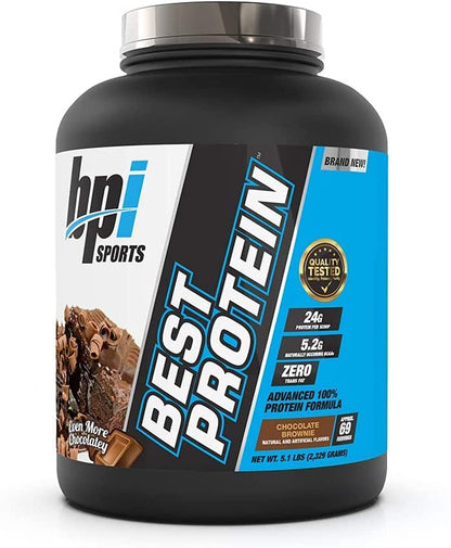 BPI Sports Best Protein, Chocolate Brownie, 5.1 Pound BPI SportsUS supplements