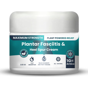 M PAIN MANAGEMENT TECHNOLOGIES Plantar Fasciitis And Heel Spur Cream By PMT - Cream For Foot Relief. High Concentration of Arnica; Vitamin B6, MSM, Glucosamine - To Soothe and Relieve - 2.82 OZ M PAIN MANAGEMENT TECHNOLOGIESAu supplements
