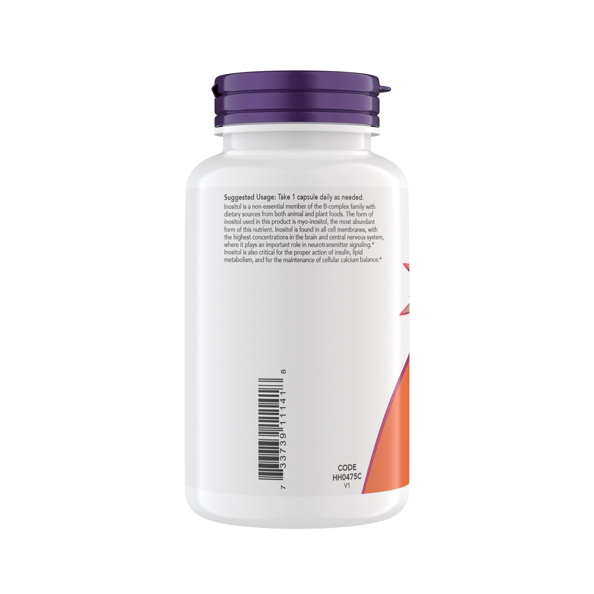 Now Foods Inositol 500 mg, Superior Myo Inositol Form, for Healthy Membrane Function Now FoodsUS supplements